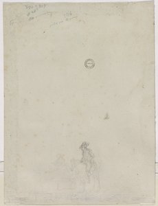 Skizze von Bauern an einem Brunnen, 1784 von Dirk Langendyk