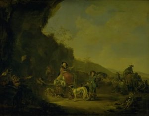 Rast während der Jagd von Dirk Stoop