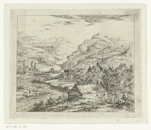 Ansicht in den Highlands von Schottland von Dirk Vis Blokhuyzen