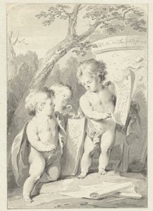 Allegorie auf die Zeichenkunst