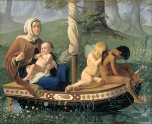 Kindheit. Aus der Serie: Die vier Lebensalter des Menschen von Ditlev Blunck