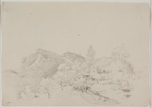 Aussicht auf Civitella von Ditlev Blunck