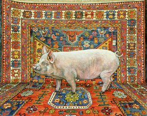 Singleton-Teppichschwein von Ditz