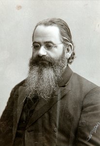 Semyon Vengerov, russischer Literaturkritiker und Historiker, 1890er von Dmitri Spiridonovich Zdobnov
