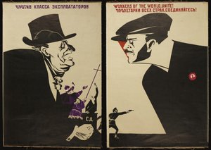 Arbeiter der Welt, vereinigt euch!, 1931 von Dmitriy Stakhievich Moor