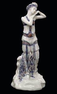 Tamara Karsavina als Zobeide im Ballett Scheherazade von Dmitry Iosifovich Ivanov