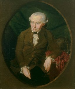 Porträt von Immanuel Kant 1724-1804, 1791