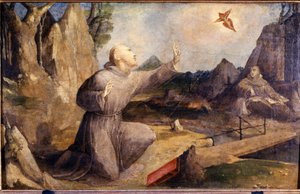 Der heilige Franziskus empfängt die Stigmata
