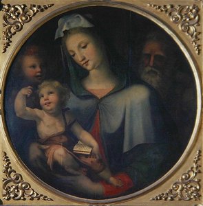 Die Heilige Familie mit dem jungen Johannes dem Täufer, ca. 1518 von Domenico Beccafumi
