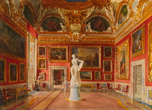 Sala di Giove im Pitti-Palast in Florenz, 1875