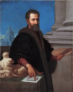Porträt von Michelangelo Buonarroti