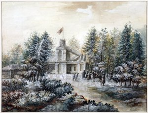 Jagdpavillon Crack in Pawlowsk