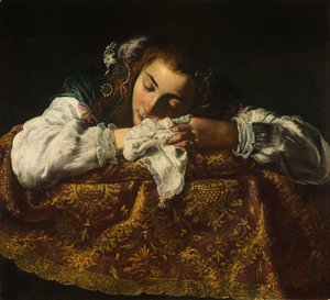 Schlafendes Mädchen