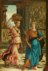 Judith mit ihrer Magd von Domenico Ghirlandaio