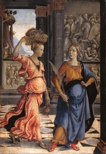 Judith mit ihrer Dienerin