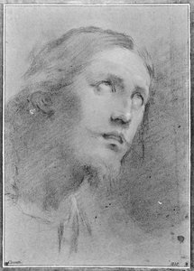 Kopf von Christus, Dreiviertelansicht rechts von Domenico Maria Canuti