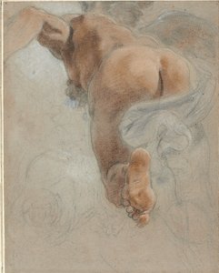 Studie für die allegorische Figur der irdischen Harmonie von Domenico Maria Canuti