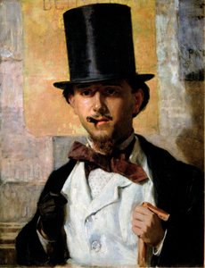 Porträt des italienischen Malers Bernardo Celentano von Domenico Morelli