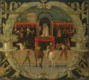 Der Raub der Sabinerinnen nach dem Signal von Domenico Morone