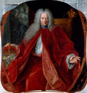 Porträt von Domenico Negrone (1672-1736) Doge der Republik Genua von 1723 bis 1726 von Domenico Parodi