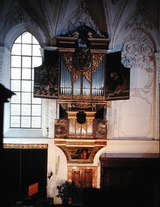 Ansicht der Renaissance-Orgel