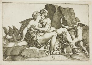 Jupiter und Kallisto von Domenico Vito