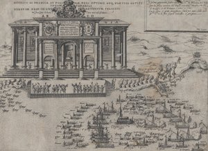 Einzug von Heinrich III., König von Frankreich und Polen, in Venedig von Domenico Zenoi