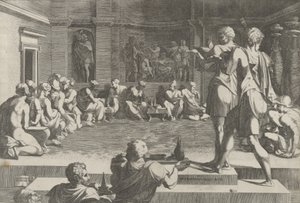Das Bankett von Alexander, 1540-50 von Domenico del Barbiere
