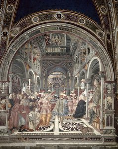 Papst Coelestin III. gewährt dem Krankenhaus von Siena Autonomie, 1442