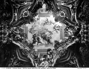 Allegorie des Herbstes, an der Decke des Herbstzimmers