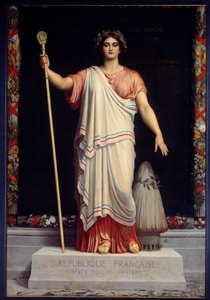 La Republique Allegorie de la Republique Francaise von Dominique Papety, 1848 von Dominique Louis Papety