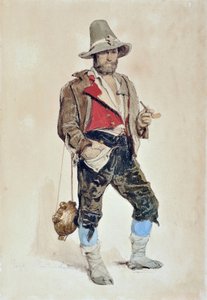 Porträt des Malers Emile Loubon (1809-1863)