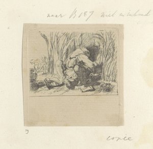 Mönch im Kornfeld von Dominique Vivant Denon (baron) (attributed to)