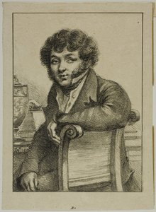 Porträt von Brunet, Drucker