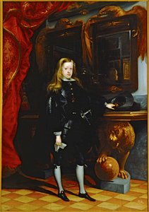 Carlos II., Sohn von Philipp IV. von Don Juan Carreno de Miranda