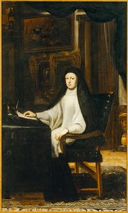 Königin Maria Anna von Österreich, Tochter von Kaiser Ferdinand III. von Don Juan Carreno de Miranda