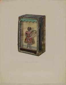 Tanzende Puppe in einer Box von Donald Humphrey