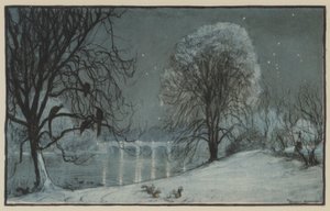 Ein Winternachtstraum. Eine Idylle der Kensington Gardens von Donald Maxwell