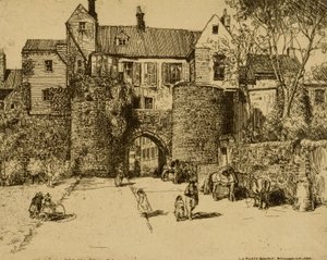 La Porte Gayole, Boulogne-sur-Mer von Donald Shaw MacLaughlan