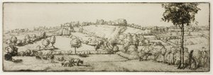 Landschaft, Bretagne von Donald Shaw MacLaughlan
