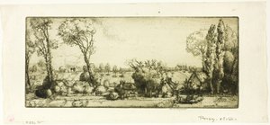 Landschaft, Poigny