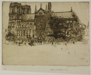 Notre Dame, Paris von Donald Shaw MacLaughlan