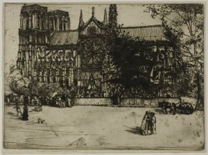 Notre Dame, Paris von Donald Shaw MacLaughlan