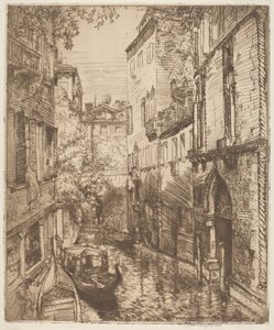 Rio delle Verona, Venedig von Donald Shaw MacLaughlan