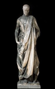 Habakuk (genannt der Zuccone) oder Elisa. Marmorskulptur von Donatello (Donato di Niccolò di Betto Bardi)