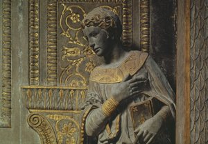 Die Cavalcanti-Verkündigung: Die Jungfrau (Detail) von Donatello