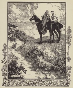 Während sie auf dem kleinen Waldhügel warteten von Dora Curtis