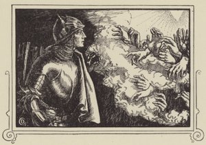 Wie Sir Launcelot den Heiligen Gral sah