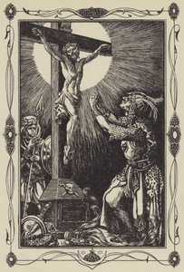 Die Bekehrung von Sir Palamides (Lithografie)