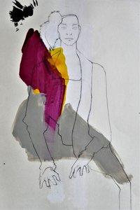 Abstrakte Modefigur